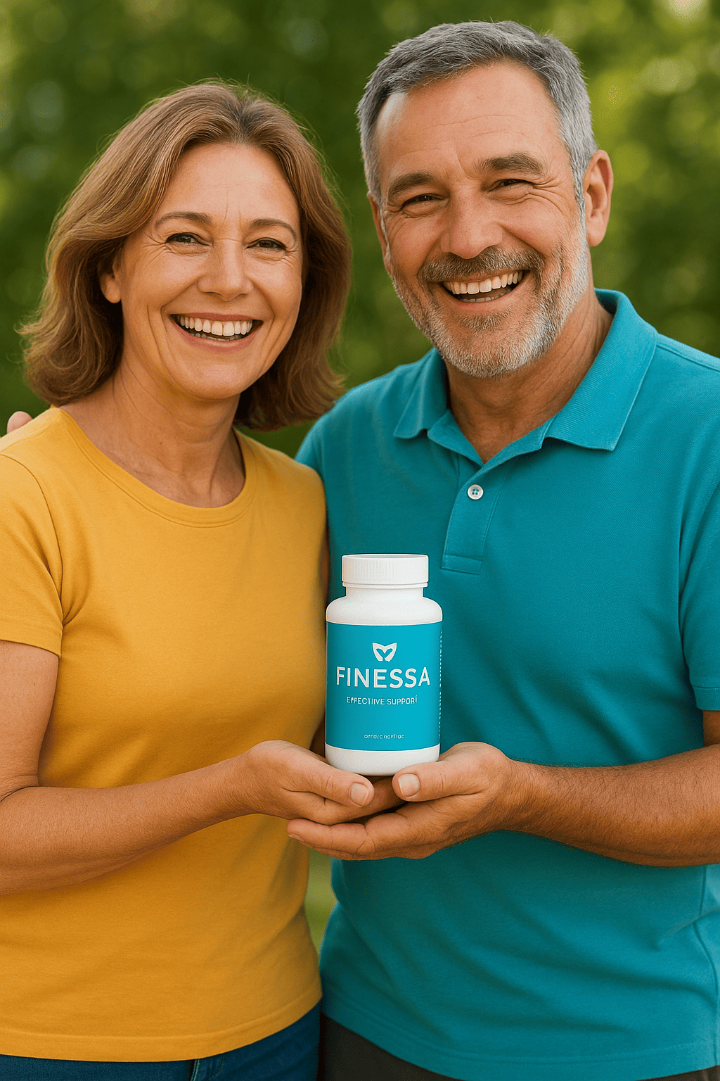 Happy couple with Finessa